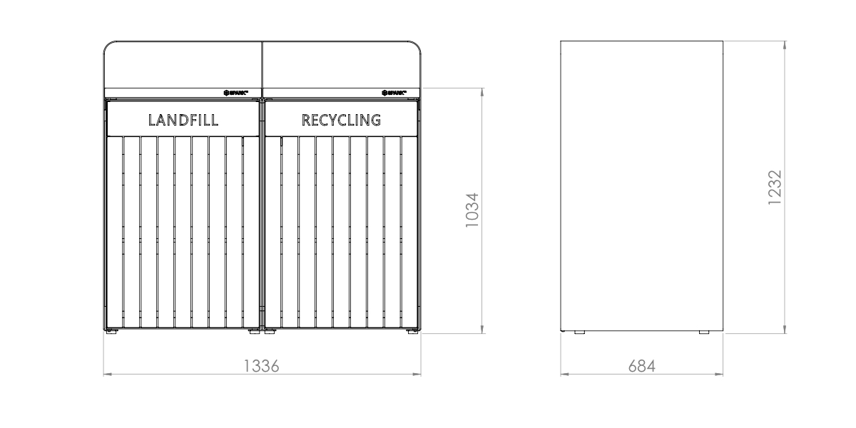 Gateway Double bin